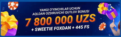 Yangi o'yinchilar uchun xush kelibsiz bonusi